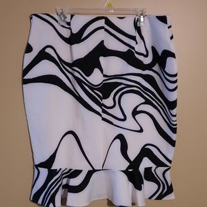 Black & White Skirt